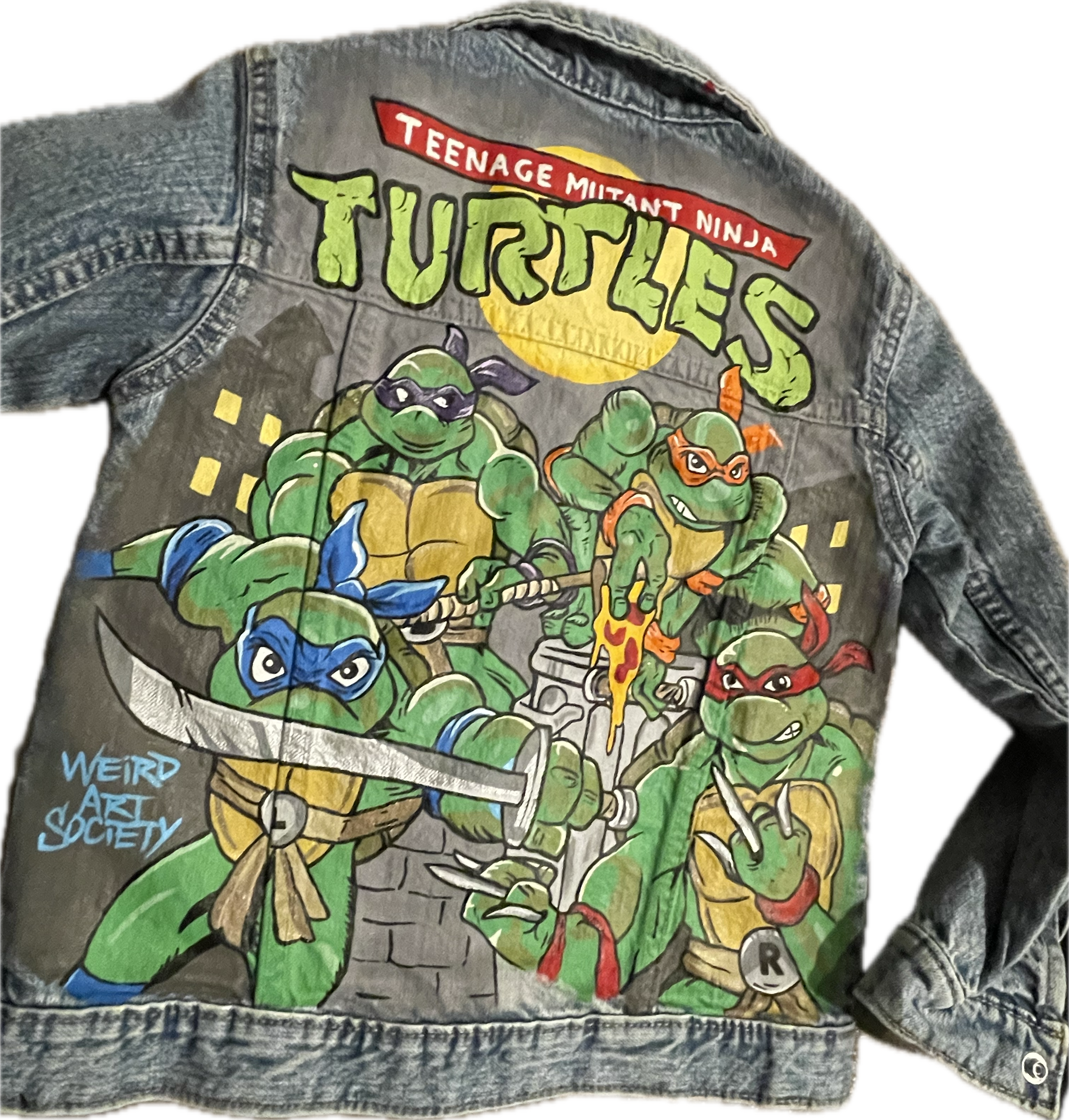 Custom Hand-Painted Denim Jackets (Toddlers & Kids)