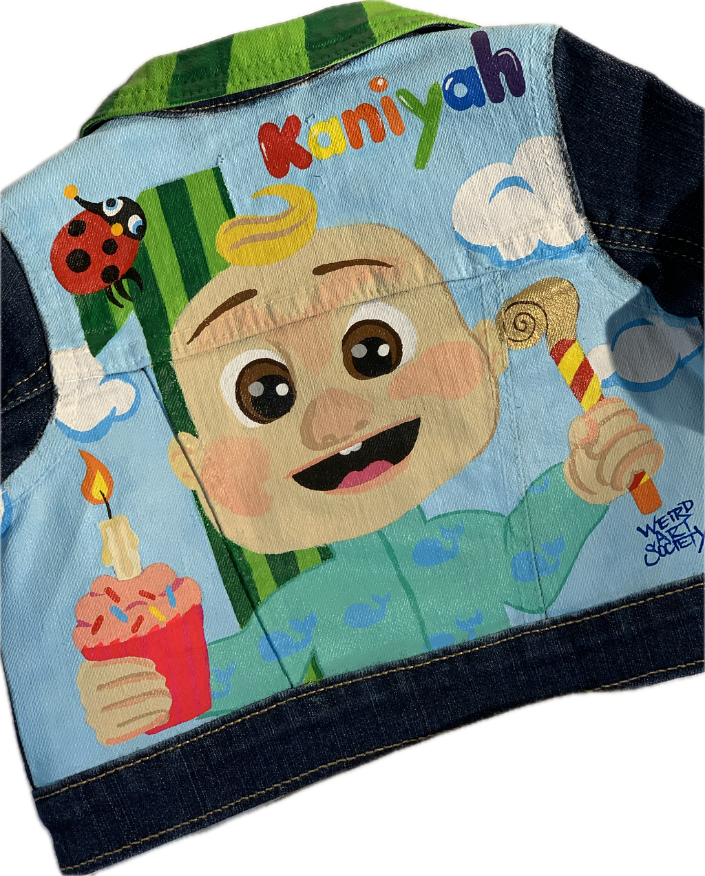 Custom Hand-Painted Denim Jackets (Toddlers & Kids)